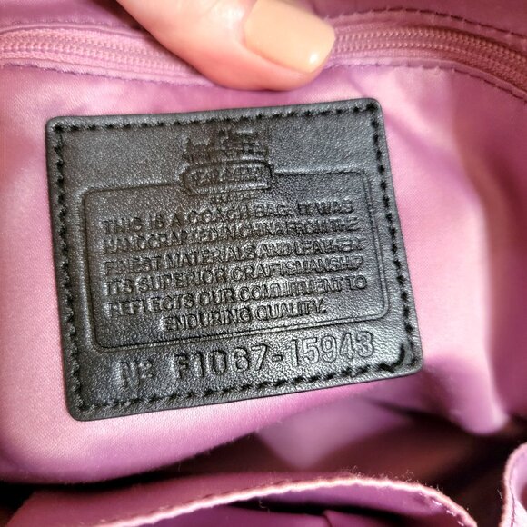 Coach Madison Sophia 2010 Sateen Clover Tote / Crossbody Bag ~ Retail $249 - Picture 3 of 9